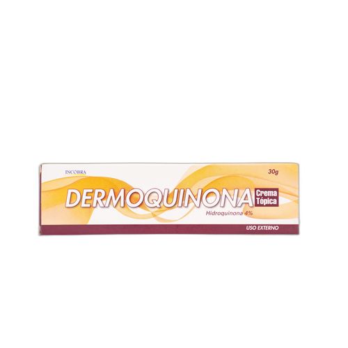 Dermoquinona Hidroquinona Crema Tópica 4 Gr Tubo X 30 Gr Incobra