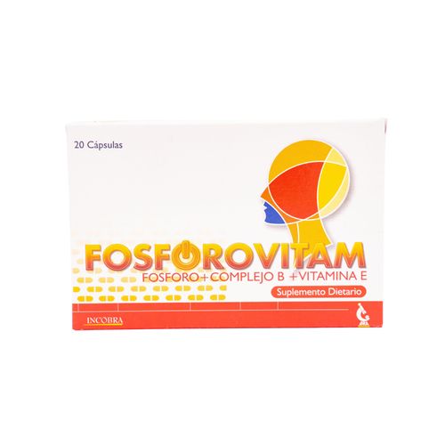Fosforovitam Caja X 20 Cápsulas Incobra