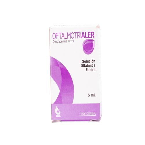 Oftalmotrialer Olopatadina 0.2% Frasco X 5 Ml Solución Oftálmica Incobra