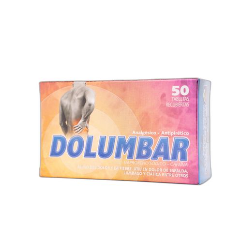 Dolumbar Naproxeno Cafeína 220 Mg/50 Mg Caja X 50 Tabletas Incobra