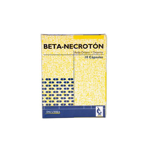 Beta Necroton 50 + 200 Mg Caja X 10 Cápsulas Incobra