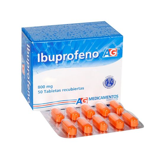 Ibuprofeno 800 Mg Caja X 50 Tabletas American Generics