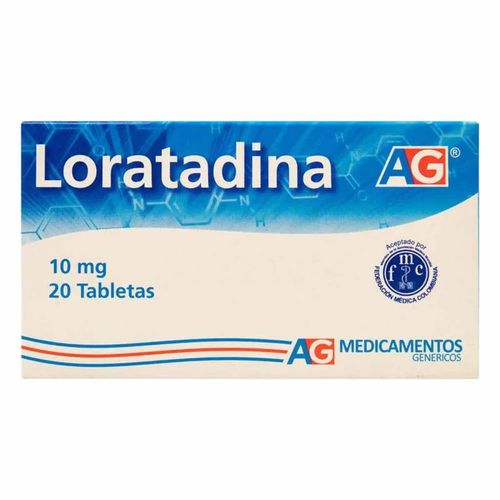Loratadina 10 Mg Caja X 20 Tabletas American Generics