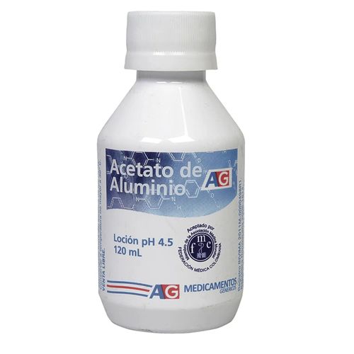Acetato Aluminio Frasco X 120 Ml Ag