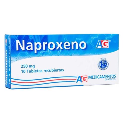 Naproxeno 250 Mg Caja X 10 Tabletas Ag
