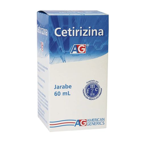 Cetirizina Jarabe Frasco X 60 Ml American Generics