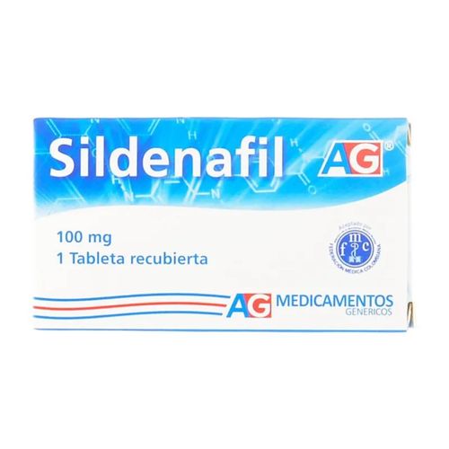 Sildenafil 100 Mg Caja X 1 Tabletas Ag
