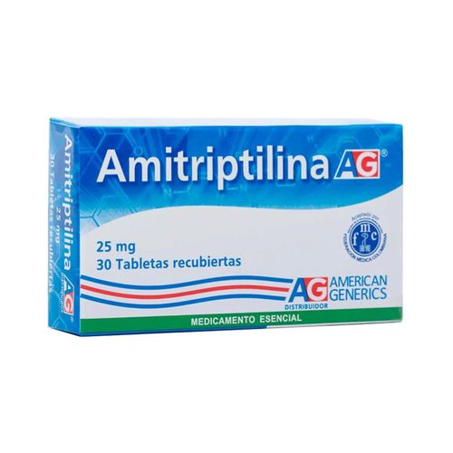 Amitriptilina 25 Mg Caja X 30 Tabletas American Generics