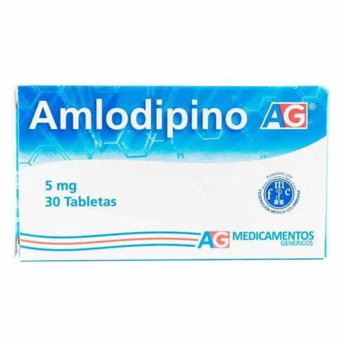 Amlodipino 5 Mg Caja X 30 Tabletas American Generics