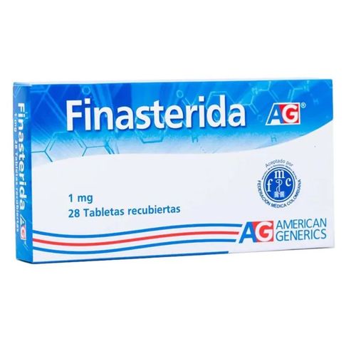 Finasterida 1 Mg Caja X 28 Tabletas Ag