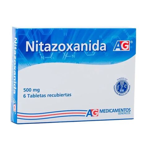 Nitazoxanida 500 Mg Caja X 6 Tabletas Ag
