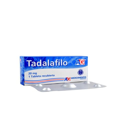 Tadalafilo 20 Mg Caja X 1 Tabletas Ag