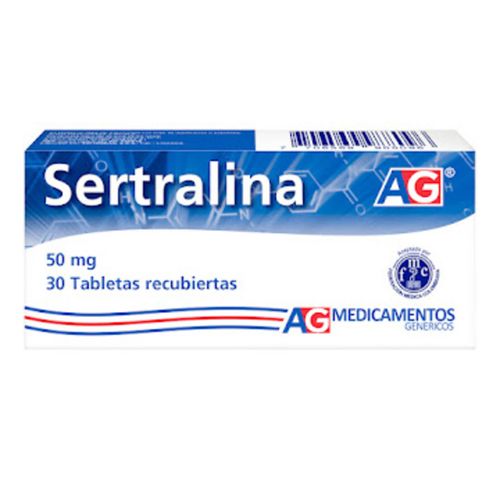 Sertralina 50 Mg Caja X 30 Tabletas Ag