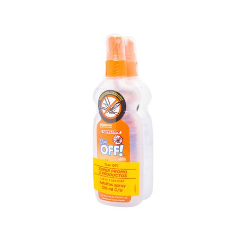 Repelente Stay Off Adultos 2 Frasco X Xs De 120 Ml Johnson