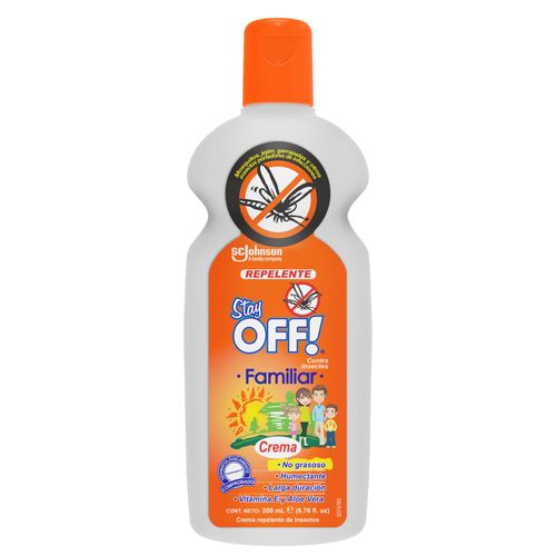 Repelente Stay Off Crema Frasco X 200 Ml Johnson