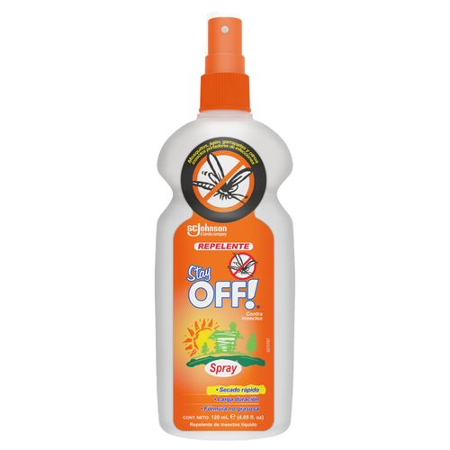 Repelente Stay Off Spray Adulto Frasco X 120 Ml Johnson