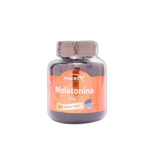 Melatonina 3 Mg Frasco X 60 Tabletas Funat