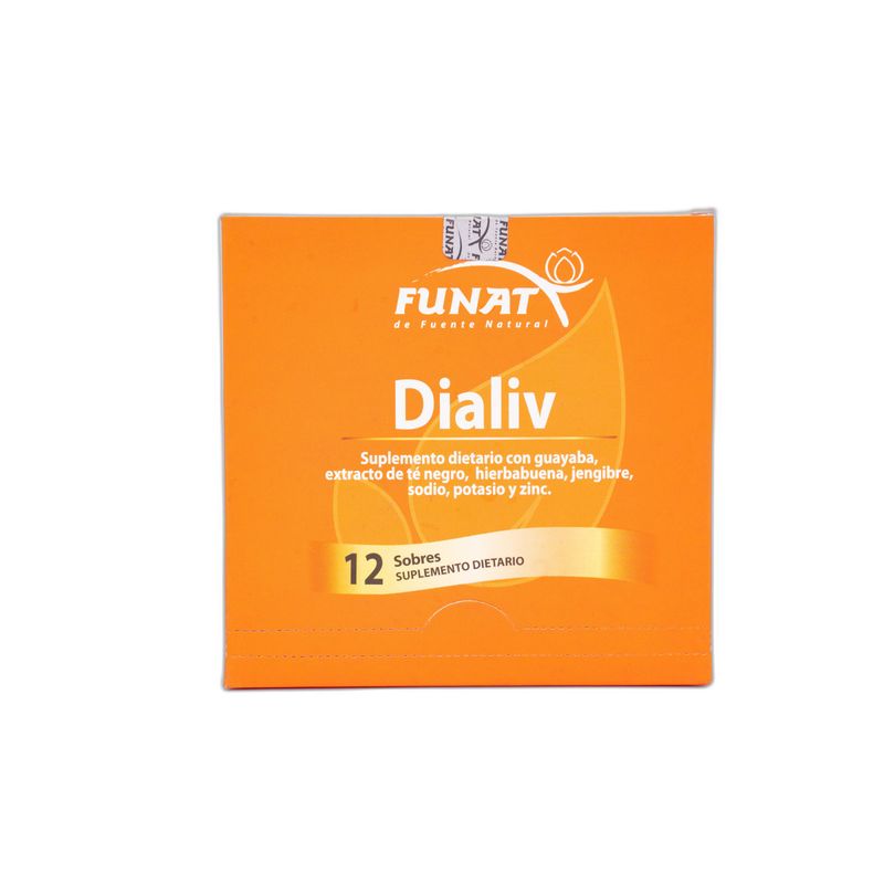 Dialiv caja x12 sobres de 15 gr Funat