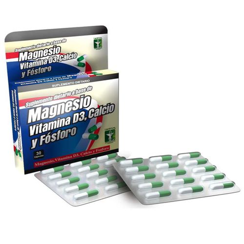 Cloruro Magnesio Frasco X 30 Cápsulas Ledmar