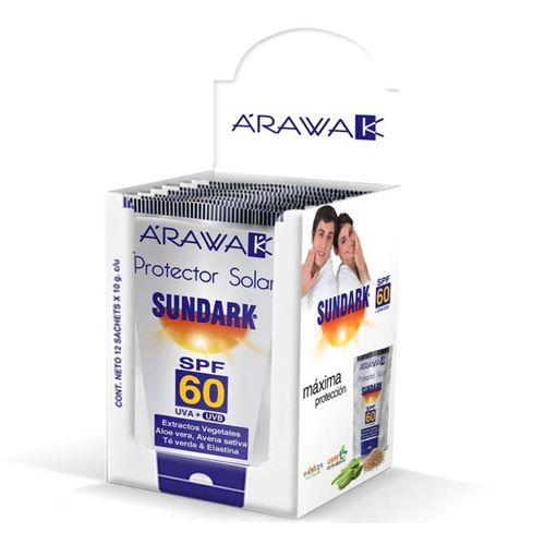 Protector Solar Sundark Spf 60 Adulto 12 Sobres