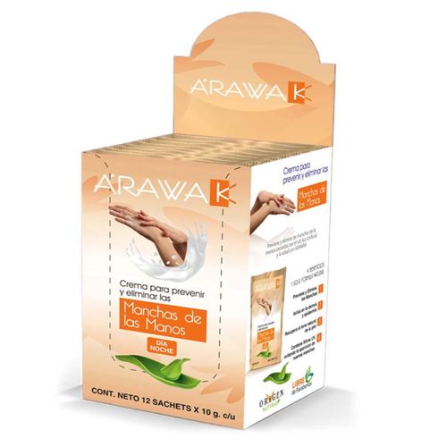 Arawak Despigmentador Manos Caja X 12 Sobres 10 Gr