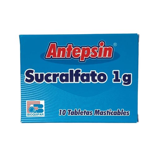 Antepsin Sucralfatomasticable 1 Gr Caja X 10 Tabletas Bioquifar