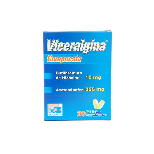 Viceralgina Compuesta Caja X 20 Tabletas Bioquifar