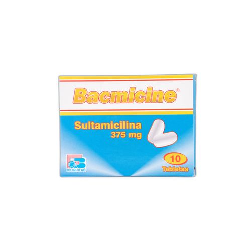 Bacmicine Sultamicilina 375 Mg Caja X 10 Tabletas Bioquifar