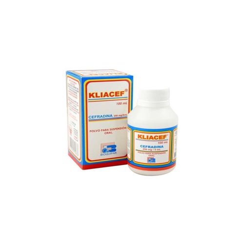Kliacef Cefradina 250 Mg/5Ml Frasco X 100 Ml Bioquifar