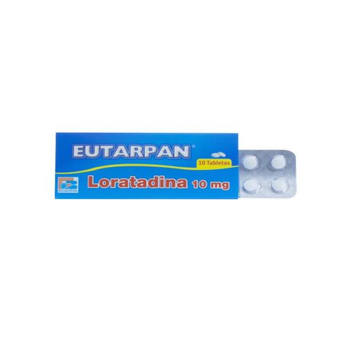 Eutarpan Loratadina 10 Mg Caja X 10 Tabletas Bioquifar