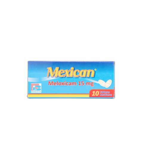 Mexican Meloxicam 15 Mg 15 Mg Caja X 10 Tableta Bioquifar