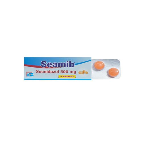 Seamib Secnidazol 500 Mg Caja X 4 Tabletas Bioquifar