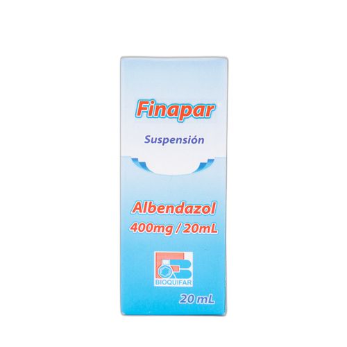 Finapar Albendazol 400 Mg Frasco X 20 Ml Suspensión Bioquifar