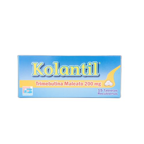 Kolantil Trimebutina 200 Mg Caja X 15 Tabletas Bioquifar