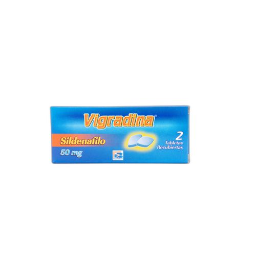 Vigradina Sildenafil 50 Mg Caja X 2 Tabletas Bioquifar
