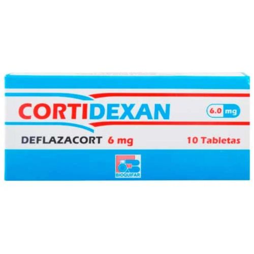 Cortidexan Deflazacort 6 Mg Caja X 10 Tabletas Bioquifar