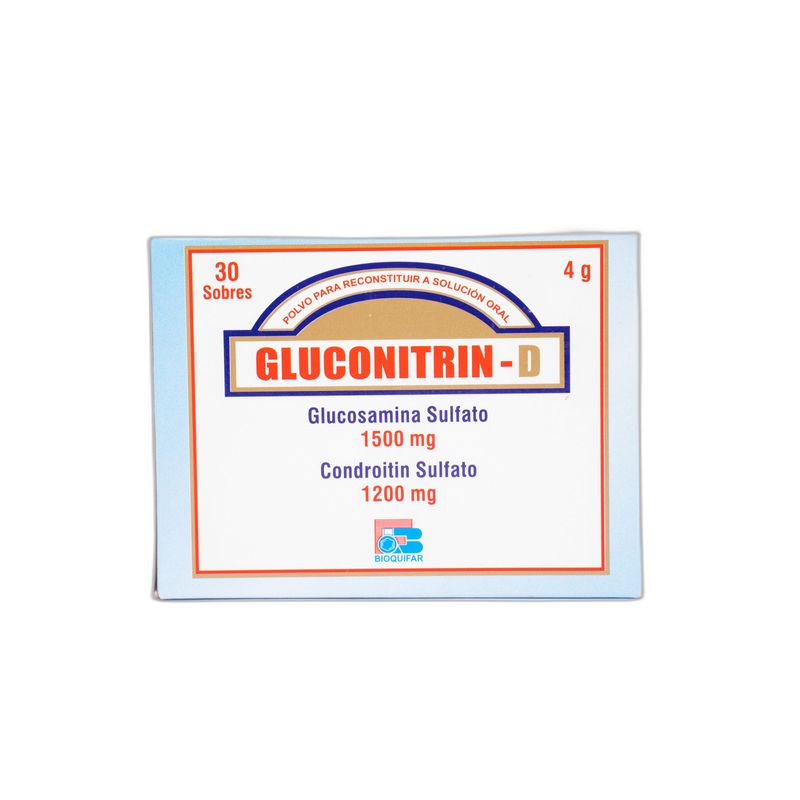 Gluconitrin Duo sobres caja 30 Bioquifar