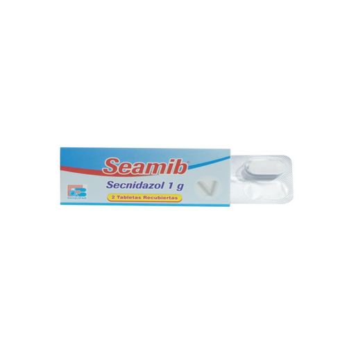 Seamib Secnidazol 1 Gr Caja X 2 Tabletas Bioquifar