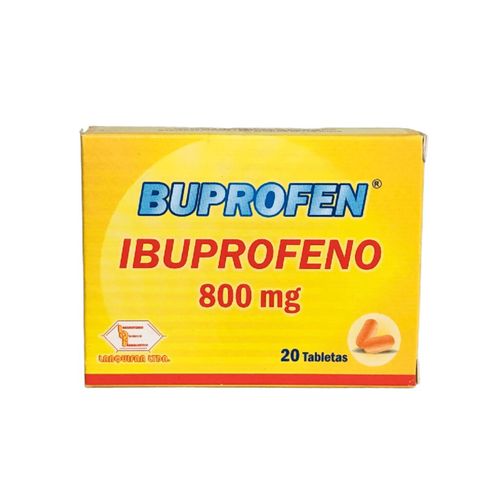Buprofen Ibuprofeno 800 Mg Caja X 20 Tabletas Labquifar