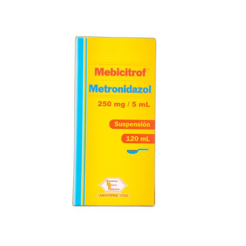 Mebicitrof Metronidazol 250 Mg/5Ml Frasco X 120 Ml Suspensión Labquifar