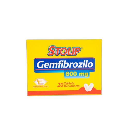 Stolip Gemfibrozilo 600 Mg Caja X 20 Tabletas Labquifar