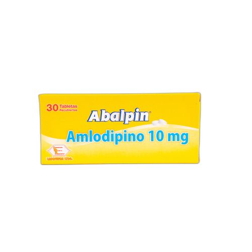 Abalpin Amlodipino Besilato 10 Mg Caja X 30 Tabletas Labquifar