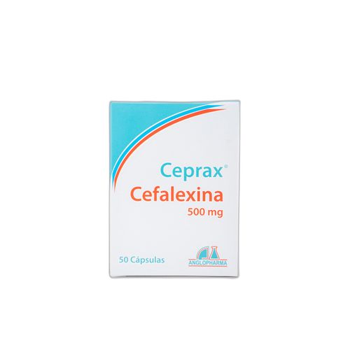 Ceprax Cefalexina 500 Mg Caja X 50 Cápsulas Anglopharma
