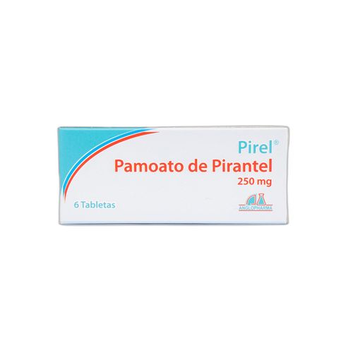 Pirel Pirantel 250 Mg Caja X 6 Tabletas Anglopharma