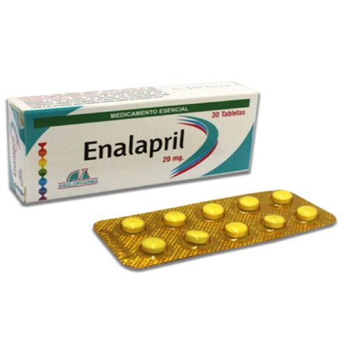 Enalapril 20 Mg Caja X 30 Tabletas Anglopharma