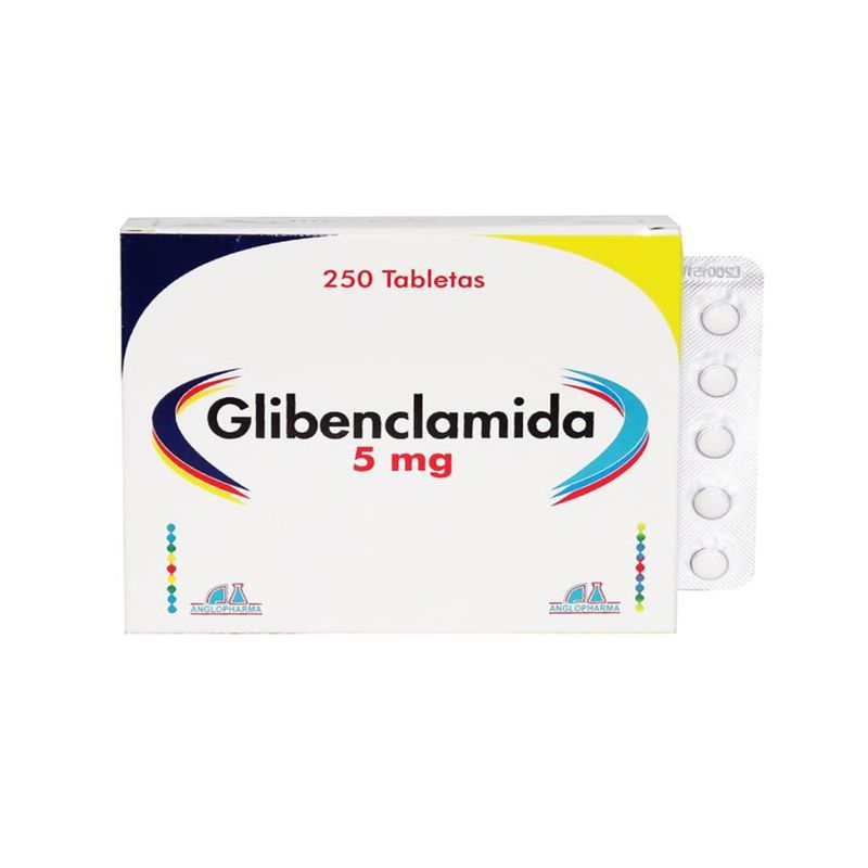 Glibenclamida 5Mg Caja 250 Tabletas Anglopharma