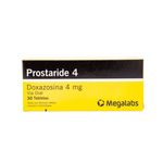 Prostaride Doxazosina 4 mg 30 Tabletas
