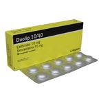 Duolip Ezetimiba Simvastatina 10/40 Mg Caja 30