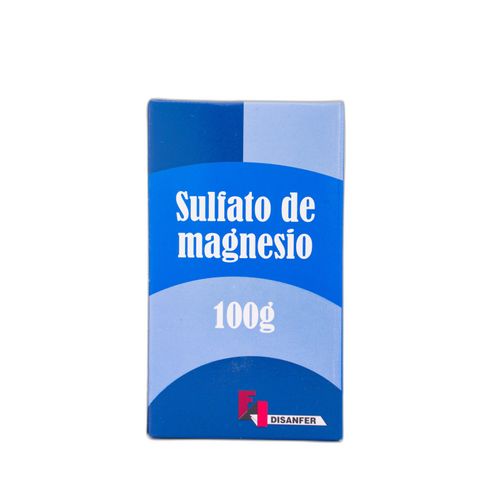 Sulfato De Magnesio Bolsa X 100 Gr Disanfer