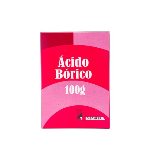 Ácido Bórico Bolsa X 100 Gr Disanfer